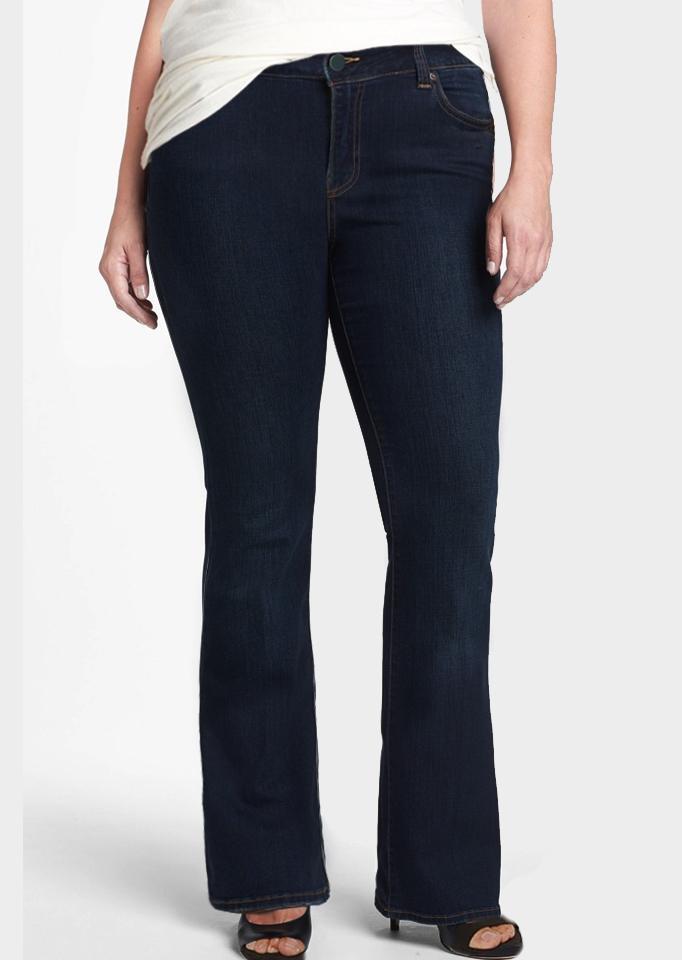 BootstrapFashion - Made-To-Measure Bootcut Dark Wash Jeans